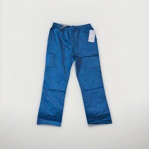 Med Couture Quick Dry Stretch Women's Scrub Pants -Large- Caribbean Blue